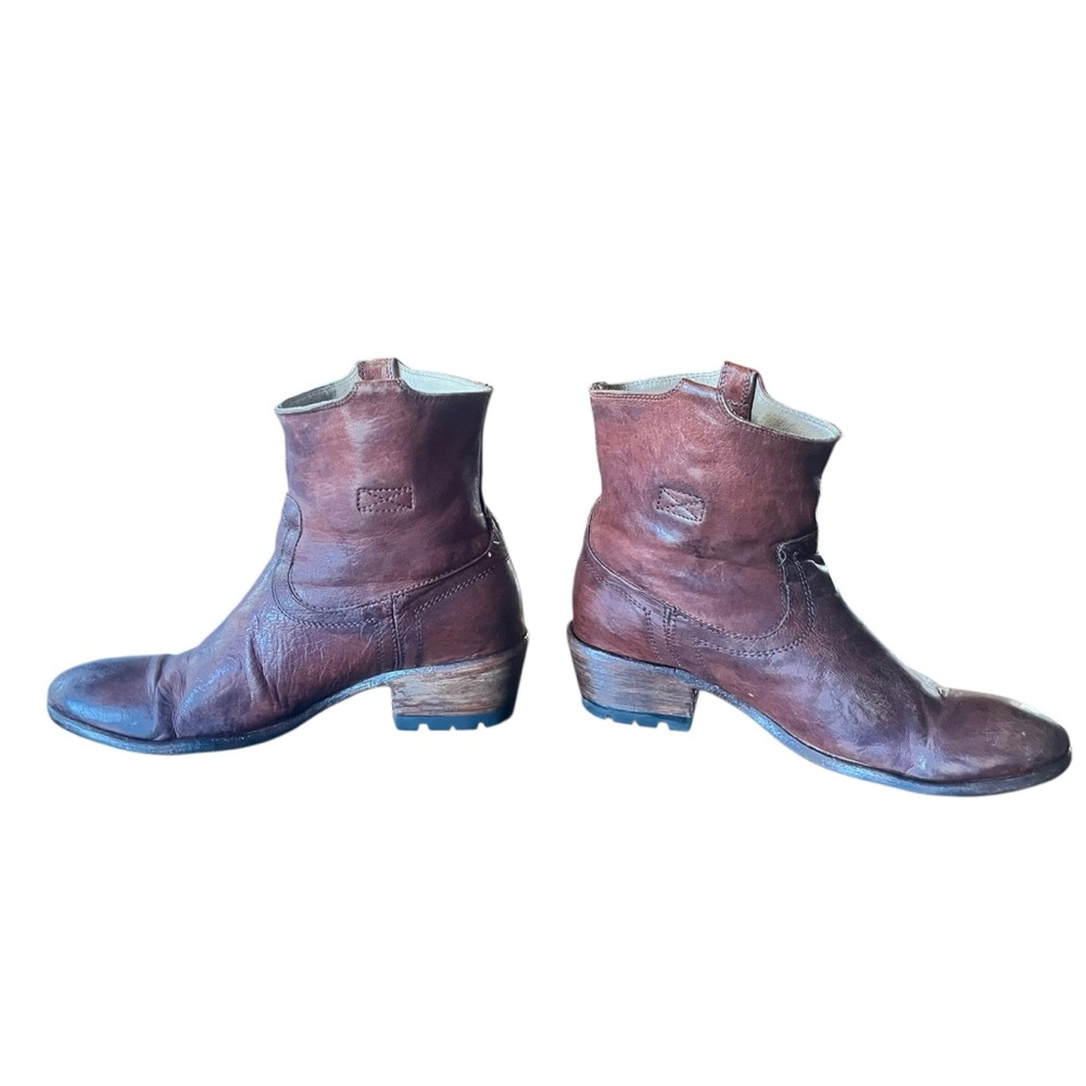 Classic Frye Brown Leather Boots Size 8